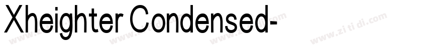 Xheighter Condensed字体转换